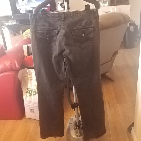 10/$10     Nine West Jeans Black 16R/33 - Picture 3 of 5